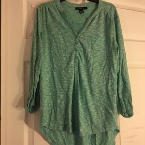 Green Button-Down Shirt.